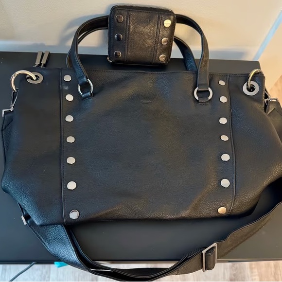 Hammitt Handbags - Hammitt Red and Black Leather Wallet